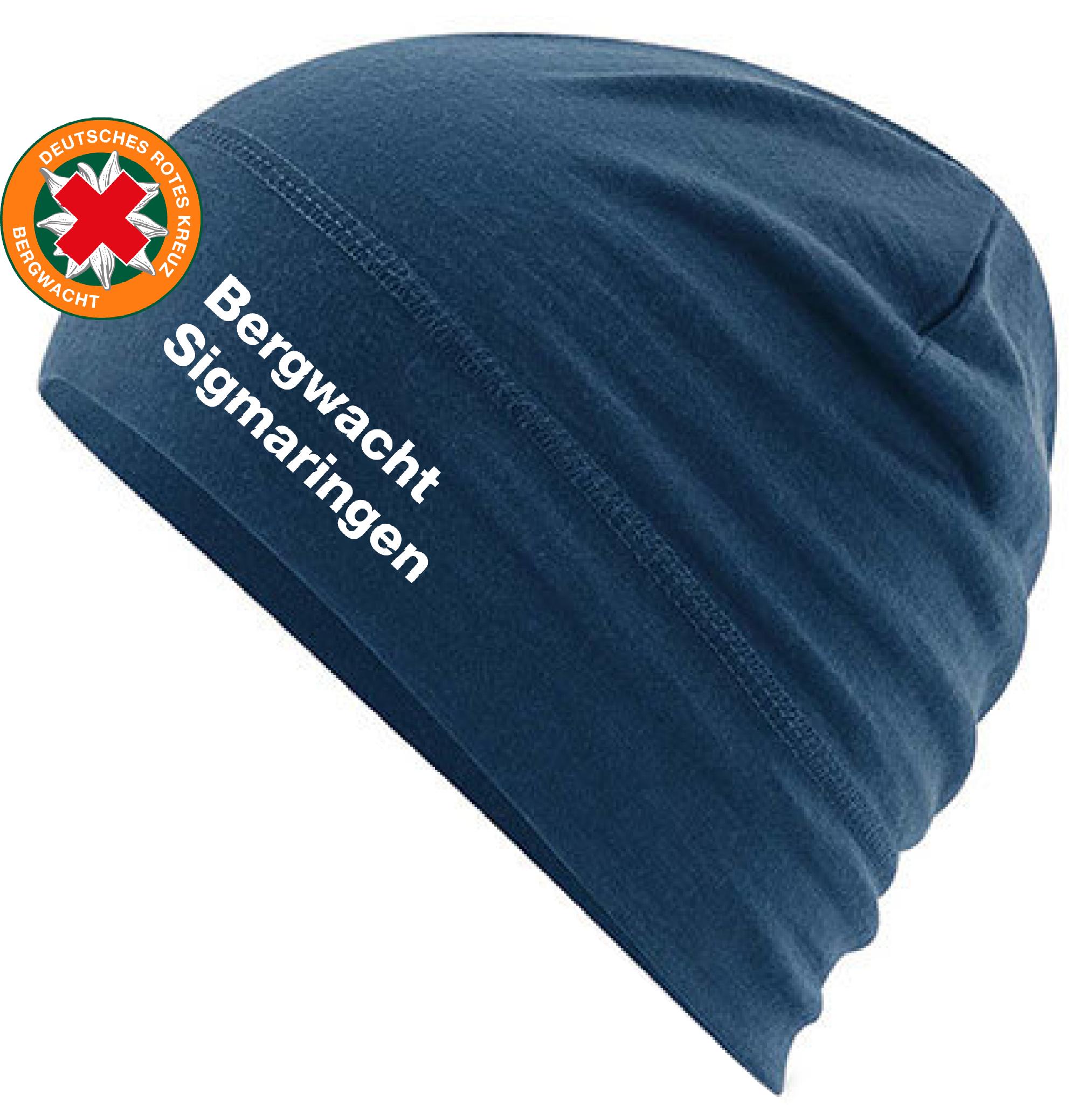 Merino-Beanie / steel blue