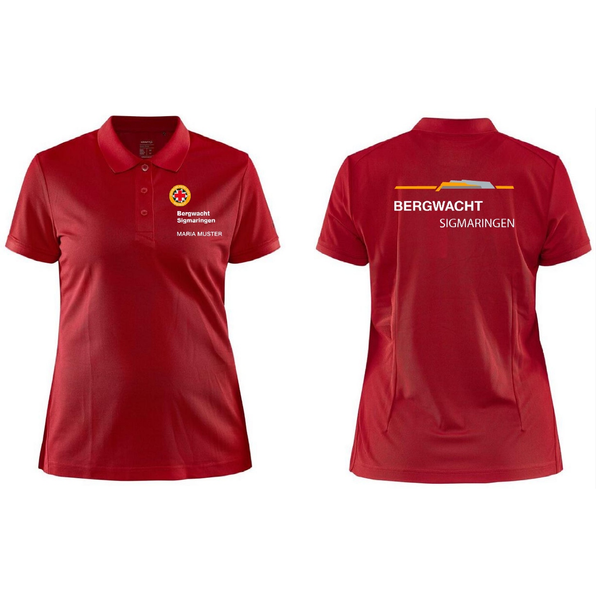 Damenpolo CORE Unify / bright red